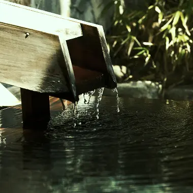 写真：温泉の湯